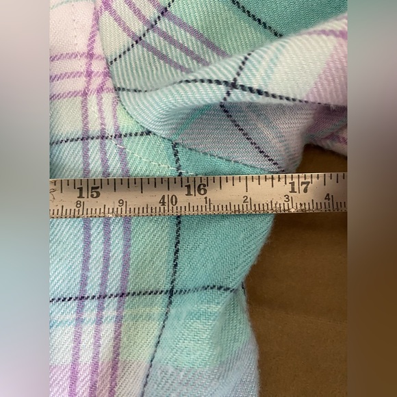 Eddie Bauer Flannel Shirt Dress Girls size XL / 16 - Picture 5 of 7